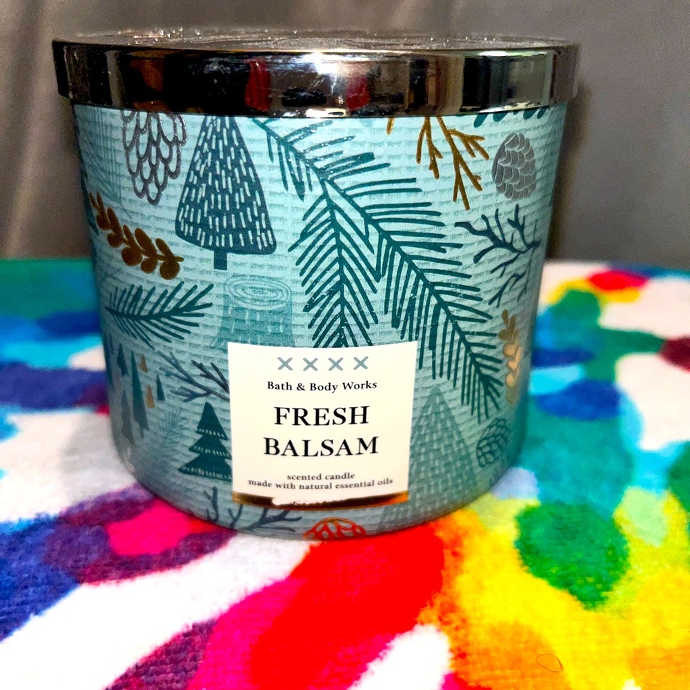 Fresh Balsam 3 wick candle